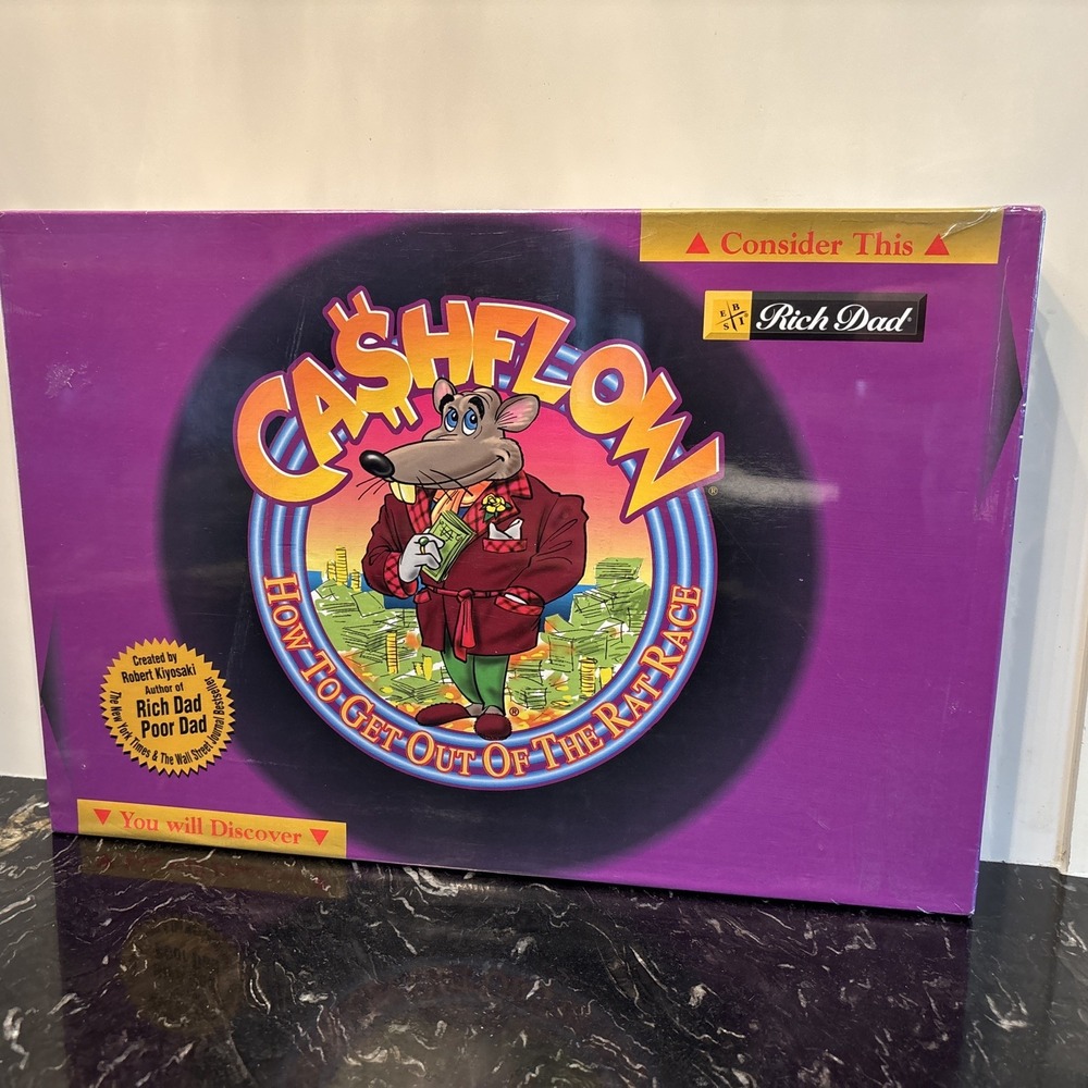 CASHFLOW How To Get Out Of The Rat Race Complete Board Game Rich Dad NEW Sealed